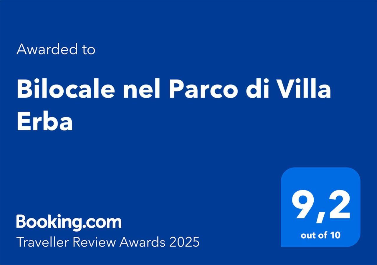 Bilocale Nel Parco Di Villa Erba Cernobbio Bagian luar foto